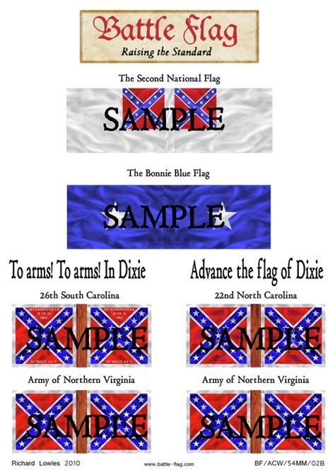 (2B) Flags of the Confederacy Second National Flag Set