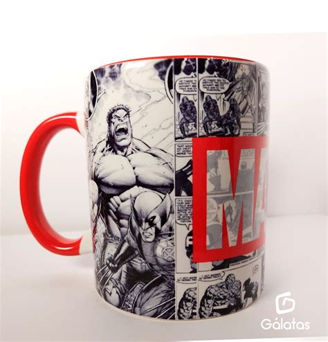 Caneca De Personalizada Marvel Ml Elo Produtos Especiais