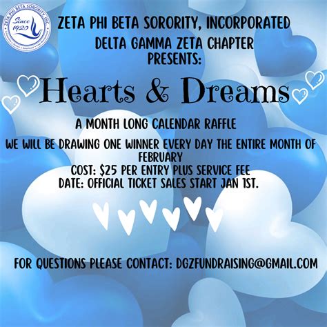 Calendar Drawing Zeta Phi Beta Sorority Incorporated