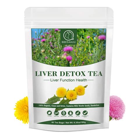 Beau Natural Milk Thistle Extract Liver Nourishing Teabag Protects