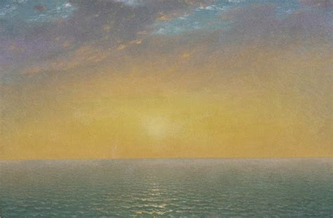 John Frederick Kensett Sunset On The Sea American The