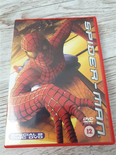 SPIDER MAN DVD 2002 Action Adventure Movie Tobey Maguire Kirsten