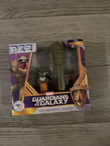 New Pez Marvel Guardians Of The Galaxy Twin Boxed Set Groot Rocket