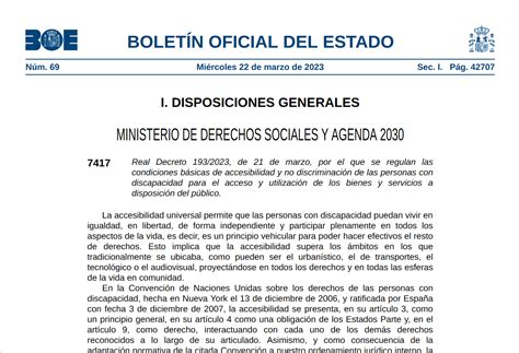 El Real Decreto 193 2023 un paso más en la legislación de accesibilidad