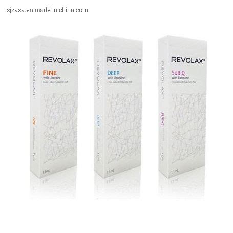 Sales Hot Ml Injectable Derma Filler Revolax Cross Link Hyaluronic