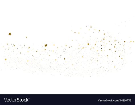 Light Gold Glitter Confetti Texture Royalty Free Vector