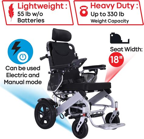 Actiwe Sillas De Ruedas El Ctricas Para Adultos Silla De Ruedas