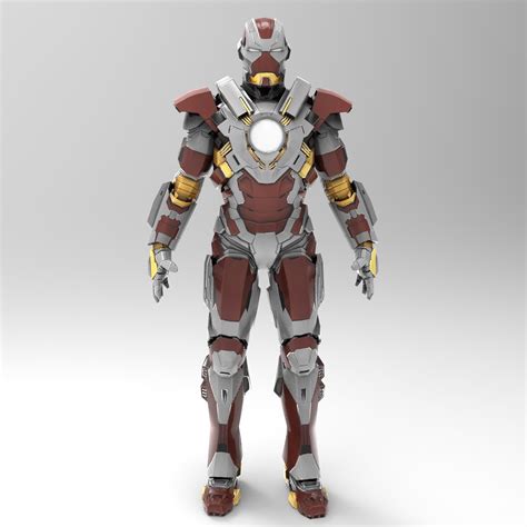 Iron Man Mark 24 XXIV Wearable Armor For EVA Foam Etsy