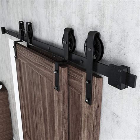 Buy Skysen 6ft Heavy Duty Sliding Barn Door Hardware Single Track