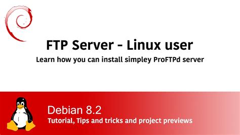 How To Install FTP On Linux ProFTPd On Debian Linux YouTube