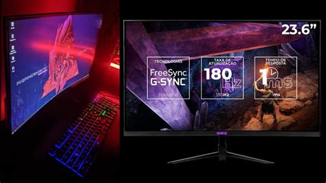 Monitor Mancer Valak é bom Monitor GAMER BARATO 180hz 1Ms HDR