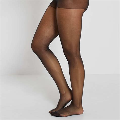 Lot Paires De Collants D Lingerie Du S Au Xxl Noir Kiabi