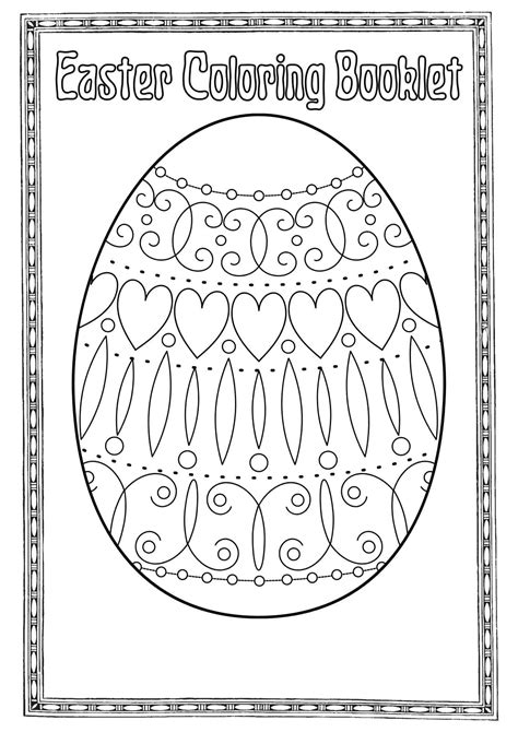 23 Free Easter Egg Coloring Pages