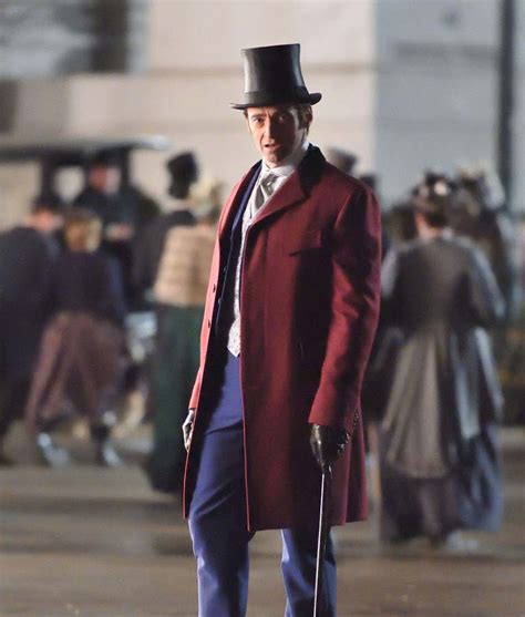 Hugh Jackman P T Barnum Red The Greatest Showman Coat