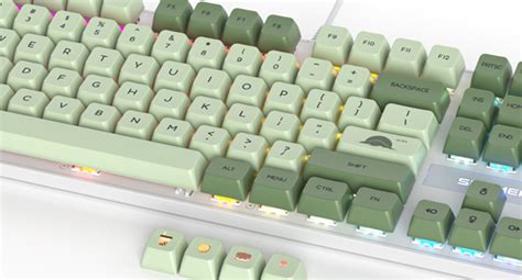 Amazon Fogruaden Full Size Mechanical Keyboard Green Matcha