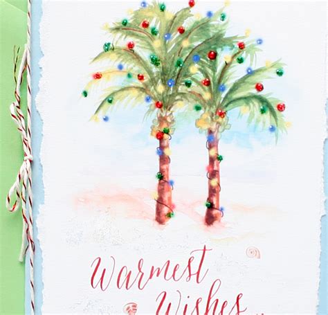 Palm Tree Christmas Cards | Mospens Studio