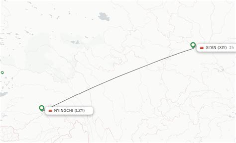 Direct Non Stop Flights From Nyingchi To Xian Schedules