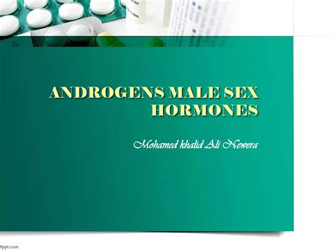 Androgens Male Sex Hormones Ppt