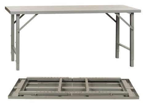 Heavy Duty Folding Work Tables Steel Top Work Table