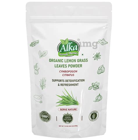 Alka Ayurvedic Pharmacy Organic Lemon Grass Leaves Powder Buy Packet Of 100 0 Gm Powder At Best