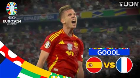 LE DAN LA VUELTA Dani Olmo la firma España 2 1 Francia UEFA EURO