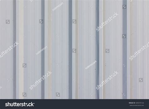 Corrugated Metal Sheet Roof Steel Texture Stock Photo 585974126 ...