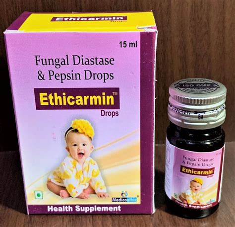 Medicoethic Healthcare Fungal Diastase Pepsin Drops Packaging Size