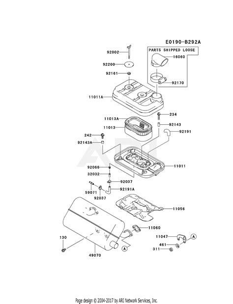 Kawasaki Fd620d Fs18 4 Stroke Engine Fd620d Parts Diagram For Air Filter Muffler