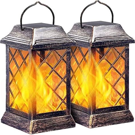 Solarbaby Solar Garten Lichter Outdoor Laterne Flamme Solar Lichter