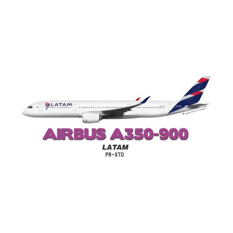 Airbus A350 900 Latam A359 T Shirt Teepublic