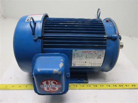 Us Motors A954a 3hp Electric Motor 182tc 1750rpm 208 230 460v 3ph Bullseye Industrial Sales