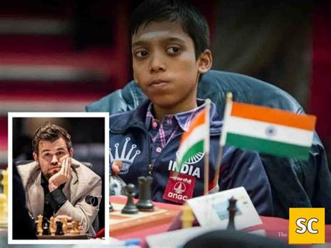 R Praggnanandhaa defeats the World champion Magnus Carlsen again ...