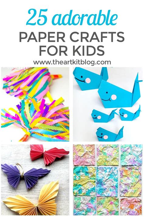 25 Adorable Paper Crafts for Kids - The Art Kit
