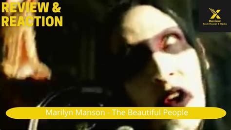 Marilyn Manson Beautiful People Review And Reaction Youtube