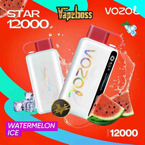 Vozol Star Watermelon Ice Puffs Vape Boss Uae