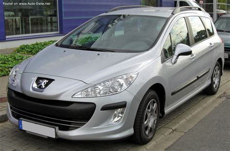 2008 Peugeot 308 SW I Phase I 2008 1 6 HDi 90 CV Scheda Tecnica