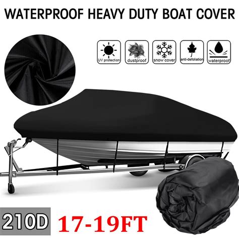 D Trailerable Boat Cover For Ft Boat Beam Width Up To