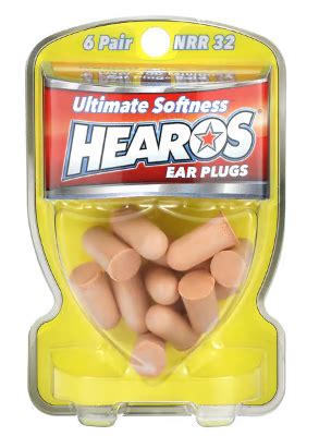Hearos Ear Plugs - noise reduction 32 decibels