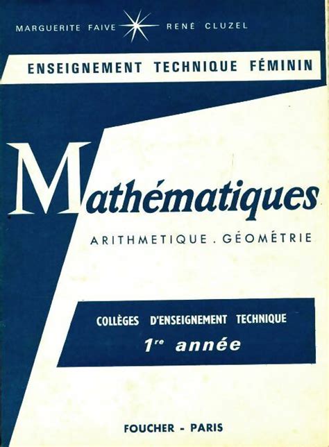 Math Matiques Re Ann E Cet Marguerite Faive Par Marguerite Faive