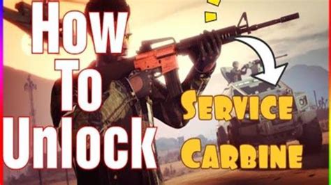 Gta Online How To Unlock The Service Carbine Rifle With Locations