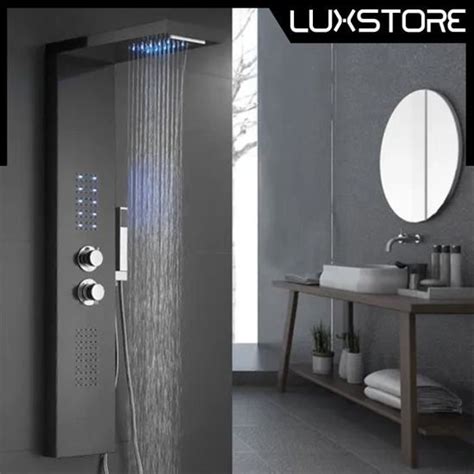 Luxs Colonne De Douche Thermostatique Mod Le Ys Avec Led