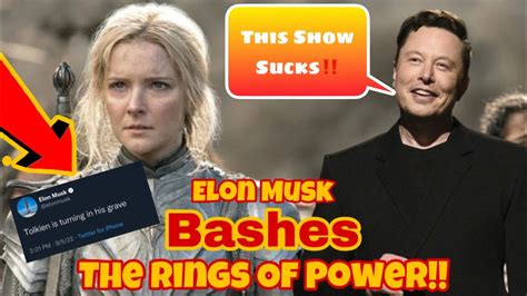 Elon Musk SLAMS Rings Of Power For DISRESPECTING Tolkien Fans And