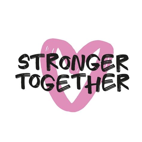 Premium Vector Stronger Together Urban Graffiti Tag Inscription