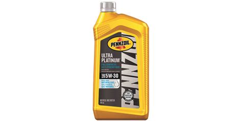 Pennzoil Offers Ultra Platinum Full Synthetic Motor Oil