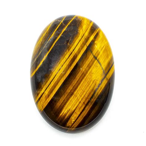 Gemstone Oval Cabochon Yellow Tiger Eye Mm