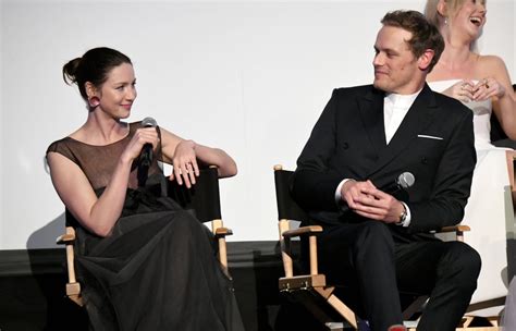 Outlander Stars Sam Heughan And Caitriona Balfe Open Up About Jamie And Claires Codependent