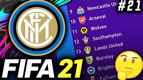 NEW CAREER MODE FIFA 21 Inter Milan Career Mode EP21 YouTube