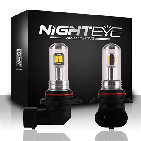 Nighteye Hb Led Fog Light Bulbs Driving Lamp Drl W Lm Super