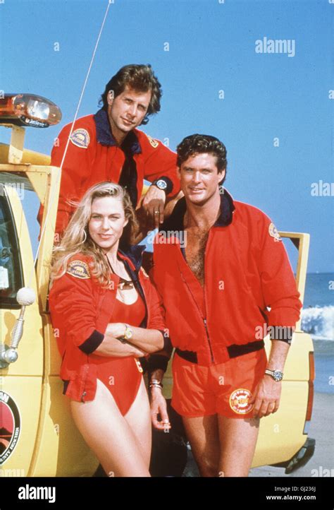 Baywatch Szene Mit David Hasselhoff Stock Photo Alamy