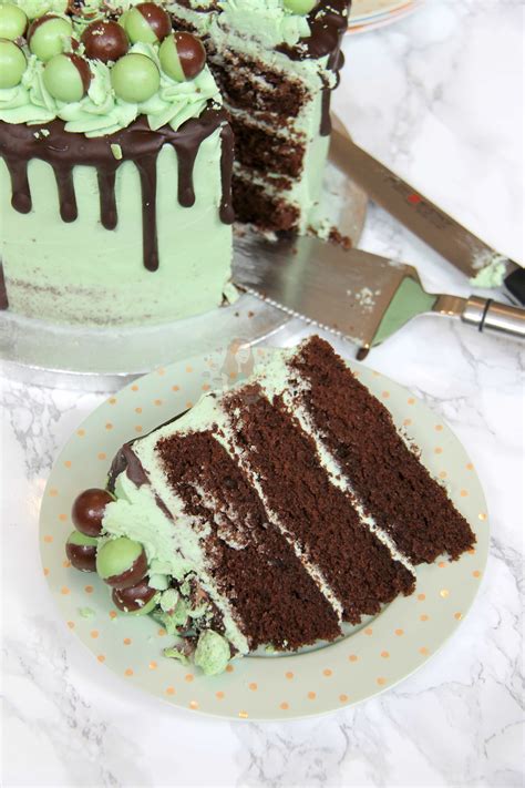 Mint Aero Cake Janes Patisserie